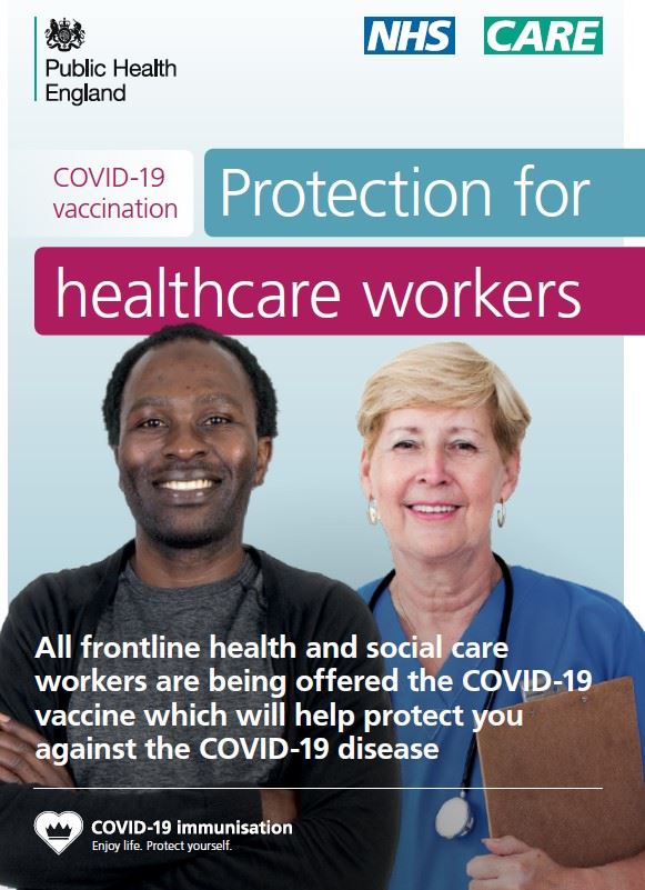 healthcare workers leaflet